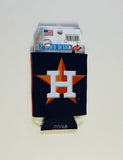 Houston Astros Logo Can Koozie Holder (1) Free Shipping! NEW! Collapsible
