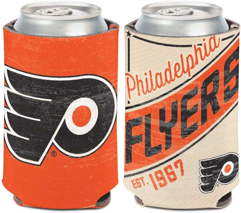 Philadelphia Flyers Retro Logo Can Koozie Holder Free Shipping! NEW! C –  Hub City Sports