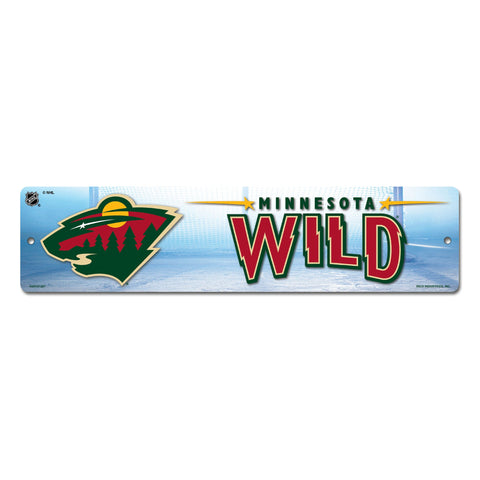 Minnesota Wild Street Sign NEW! 4"X16" Man Cave NHL