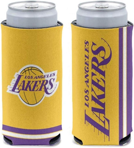 Los Angeles Lakers Slim Can Koozie Holder Collapsible (1)