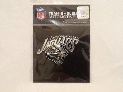 Jacksonville Jaguars NFL Silver Auto Emblem NEW!! Old logo