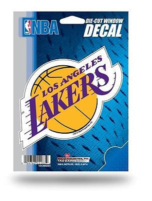Los Angeles Lakers 5" x 5" Die-Cut Decal Window, Car or Laptop!