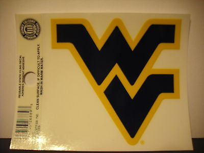 West Virginia Mountaineers Static Cling Sticker NEW!! Window or Car! NCAA
