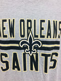 New Orleans Saints Logo Shirt Gray '47 Block Stripe Free Shipping