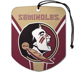 Florida State Seminoles Air Freshener Fresh Scent 2 Pack Car Truck NEW 3x3 Inches