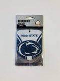 Penn State Nittany Lions Air Freshener Fresh Scent 2 Pack Car Truck NEW 3x3 Inches