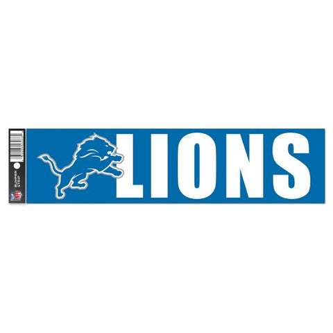Detroit Lions Bumper Sticker Green NEW!! 3x11 Inches Free Shipping! Wincraft