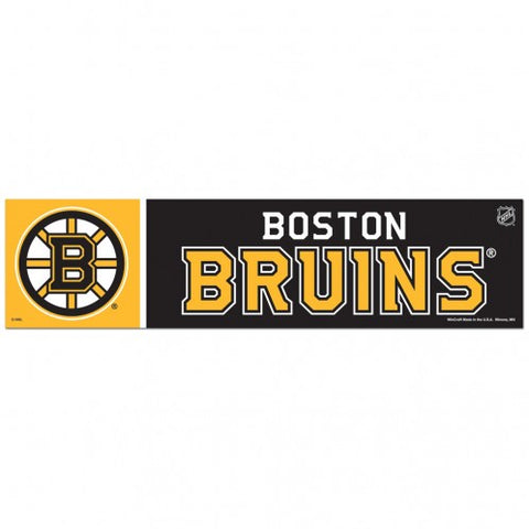 Boston Bruins Bumper Sticker NEW!! 3 x 11 Inches Free Shipping! Wincraft