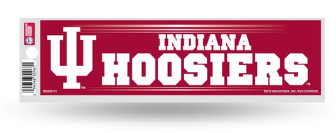 Indiana Hoosiers Bumper Sticker NEW!! 3 x 11 Inches Free Shipping!
