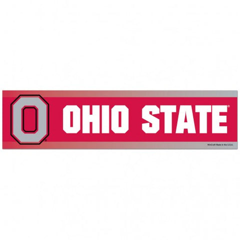 Ohio State Buckeyes Bumper Sticker NEW!! 3 x 11 Inches Free Shipping!