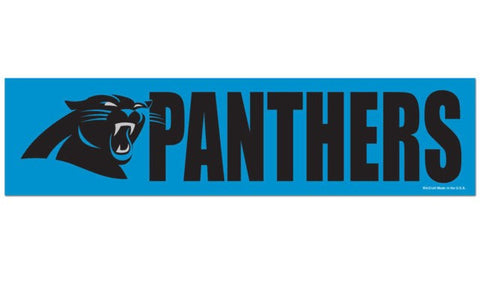 Carolina Panthers Bumper Sticker NEW!! 3 x 11 Inches Free Shipping!