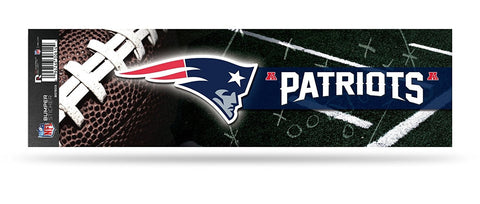 New England Patriots Bumper Sticker NEW!! 3 x 11 Inches Free Shipping! Rico