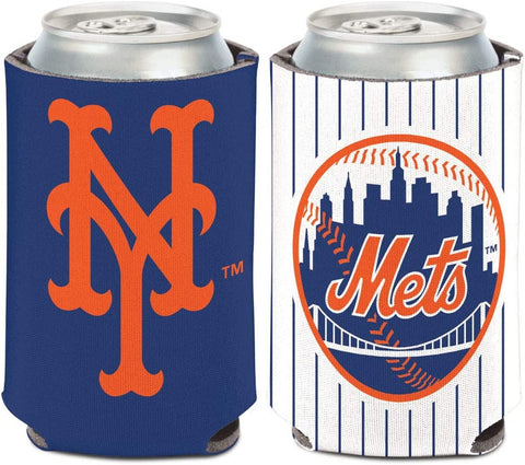 New York Mets  Can Koozie Holder Collapsible Free Shipping! NEW! 2 Sided