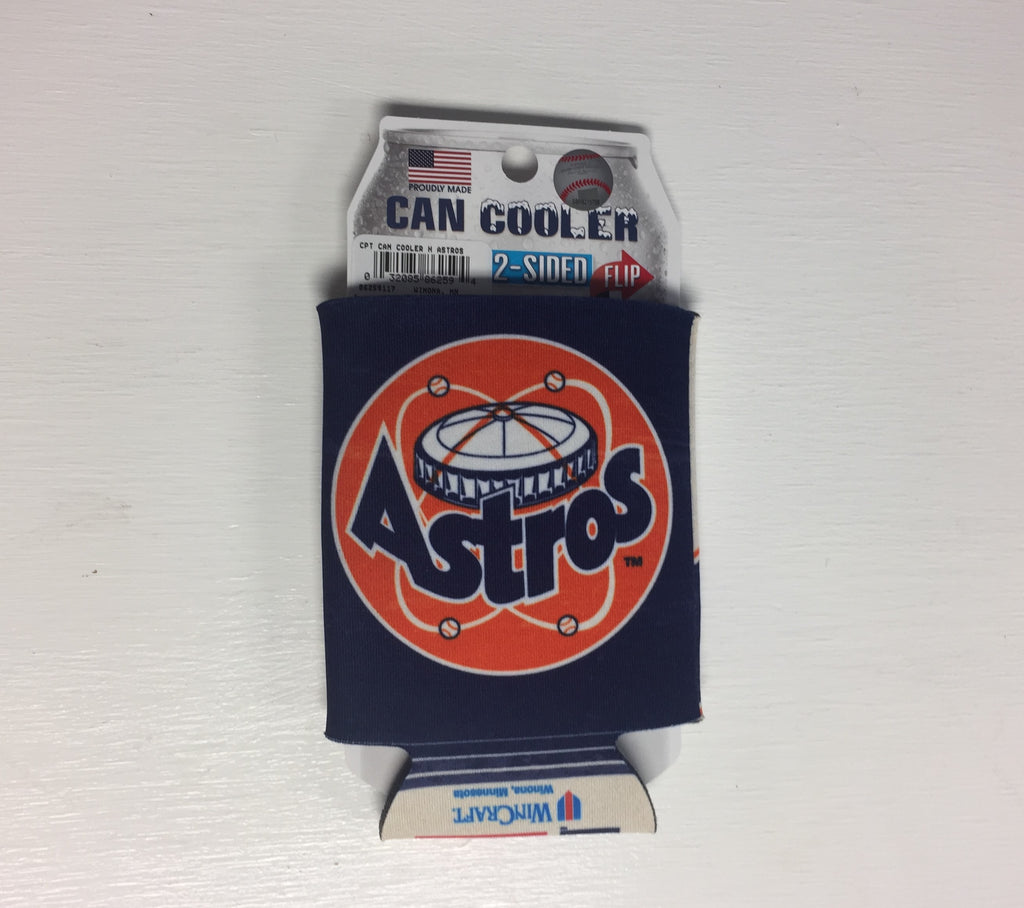 Houston Astros Retro Logo Can Koozie Holder Free Shipping! NEW! Collap –  Hub City Sports