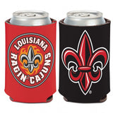 Louisiana Ragin Cajuns Can Koozie Holder Free Shipping! NEW! Collapsible
