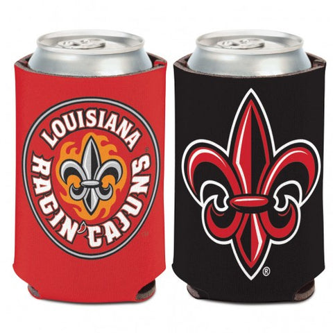 Louisiana Ragin Cajuns Can Koozie Holder Free Shipping! NEW! Collapsible