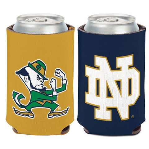 Notre Dame Fighting Irish Can Koozie Holder Free Shipping! NEW! Collapsible Leprechaun