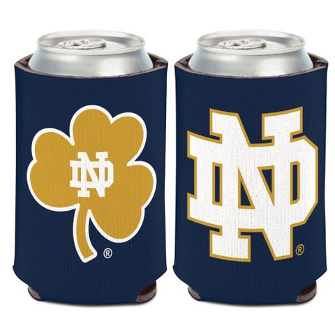 Notre Dame Fighting Irish Can Koozie Holder Free Shipping! NEW! Collapsible Clover