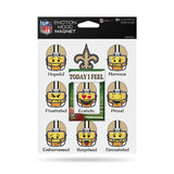 New Orleans Saints Emotion Mood Magnet 5x6 Inches NEW NFL Free Shipping!