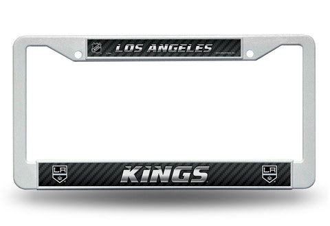 Los Angeles Kings White Plastic License Plate Frame NHL NEW! Free Shipping