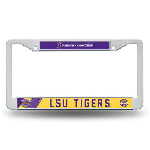 LSU Tigers 2019 National Champions License Plate Frame 6x12 inches Free Shipping