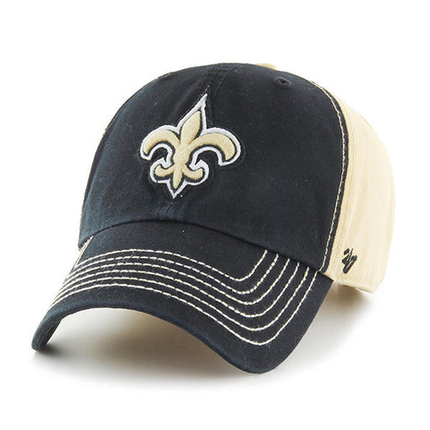 New Orleans Saints Hat NEW '47 Brand Clean Up Adjustable Two Tone