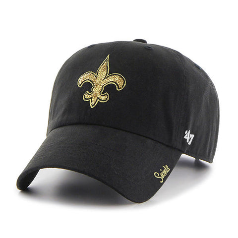 New Orleans Saints Hat Women's Sparkle NEW '47 Brand