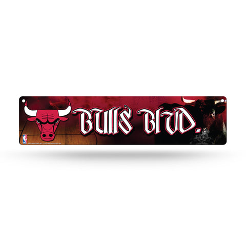 Chicago Bulls Street Sign NEW! 4"X16" "Bulls Blvd." Man Cave Free Shipping
