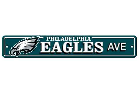 Philadelphia Eagles Street Sign NEW! 4"X 24" "Eagles Ave." Man Cave NFL
