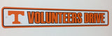 Tennessee Volunteers Street Sign NEW! 4"x24" "Volunteers Dr." Man Cave Free Ship