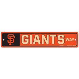 San Francisco Giants Street Sign NEW! 4"X 19" "Giants Way" Man Cave