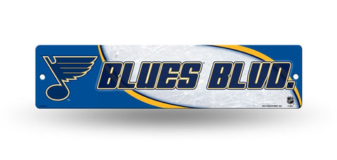 St. Louis Blues Street Sign NEW! 4"X16" "Blues Blvd." Man Cave NHL