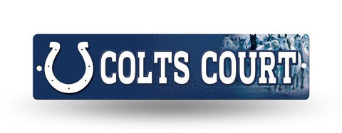 Indianapolis Colts Street Sign NEW! 4"X16" "Colts Court" Man Cave NFL