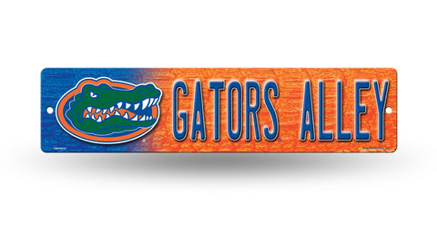 Florida Gators Street Sign NEW! 4"X16" "Gators Alley" Man Cave NCAA