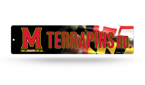 Maryland Terrapins Street Sign NEW! 4"X16" "Terrapins Rd." Man Cave NCAA