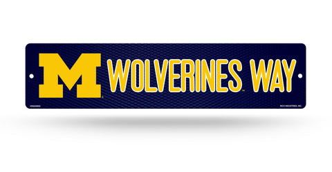 Michigan Wolverines Street Sign NEW! 4"X16" "Wolverines Way" Man Cave NCAA