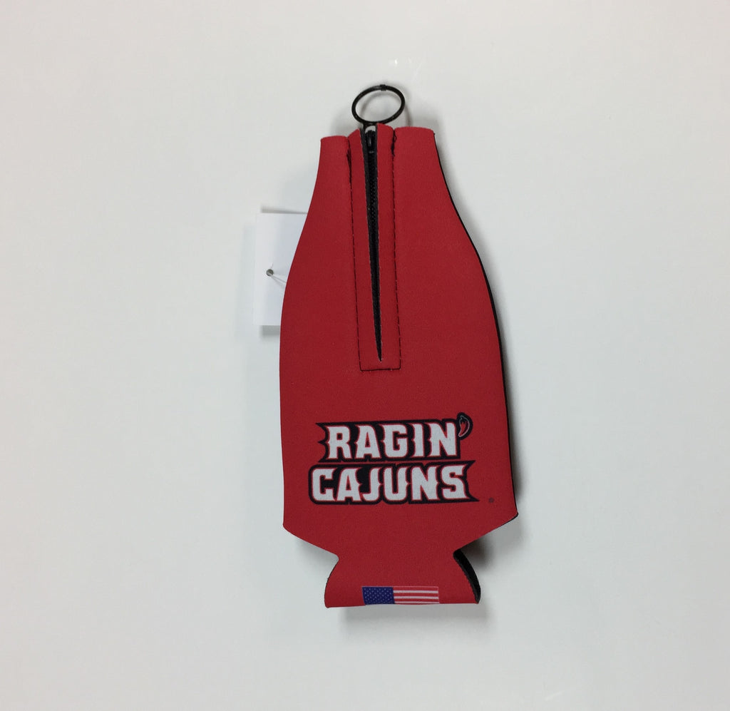 NCAA Louisiana-Lafayette Ragin Cajuns Metal Keychain - Beverage Bottle
