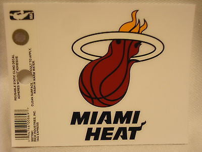Miami Heat Static Cling Sticker NEW!! Window or Car! LeBron James
