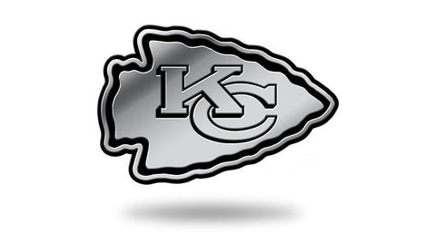 Kansas City Chiefs Logo 3D Chrome Auto Emblem NEW!! Truck or Car! Rico
