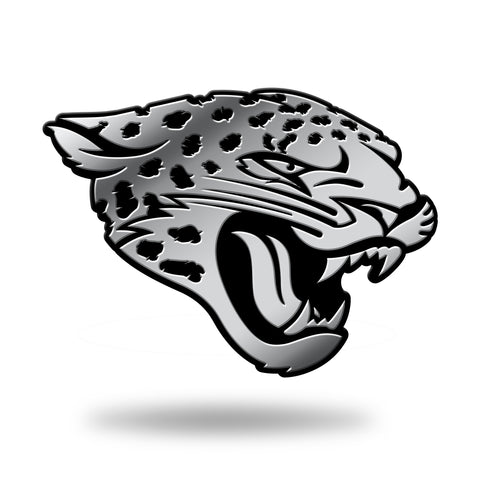 Jacksonville Jaguars Logo 3D Chrome Auto Emblem NEW!! Truck or Car! Rico NCAA