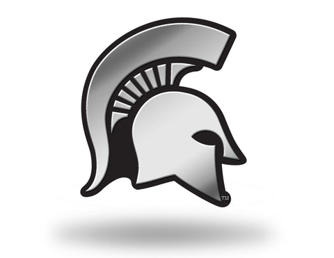 Michigan State Spartans Logo 3D Chrome Auto Emblem NEW!! Truck or Car! Rico NCAA