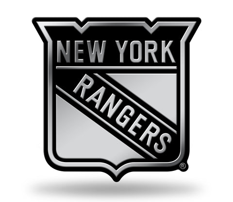 New York Rangers Logo 3D Chrome Auto Emblem NEW!! Truck or Car! Rico NHL