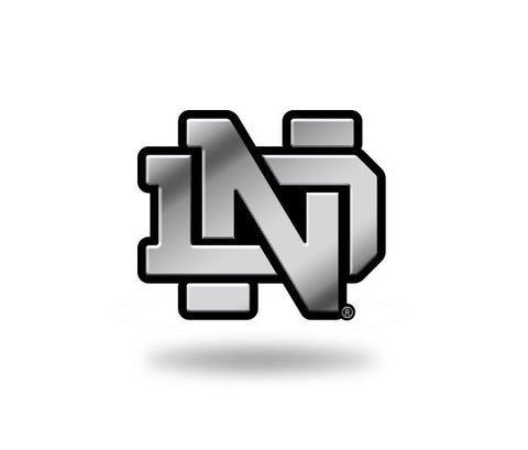 Notre Dame Fighting Irish Logo 3D Chrome Auto Emblem NEW!! Truck or Car! Rico NCAA