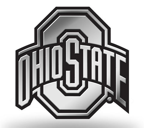 Ohio State Buckeyes Logo 3D Chrome Auto Emblem NEW!! Truck or Car! Rico NCAA