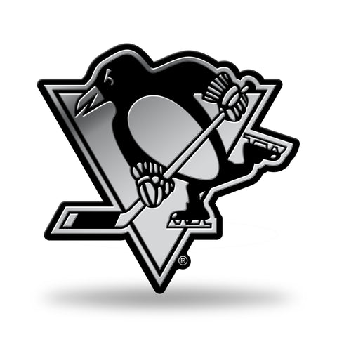 Pittsburgh Penguins Logo 3D Chrome Auto Emblem NEW!! Truck or Car! Rico NHL