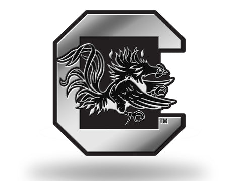 South Carolina Gamecocks Logo 3D Chrome Auto Emblem NEW!! Truck or Car! Rico NCAA