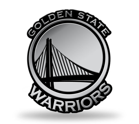 Golden State Warriors Logo 3D Chrome Auto Emblem NEW!! Truck or Car! Rico NBA