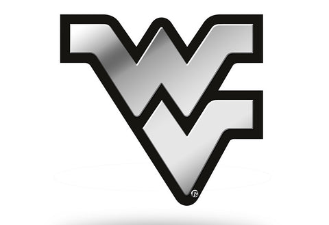 West Virginia Mountaineers Logo 3D Chrome Auto Emblem NEW!! Truck or Car! Rico NCAA