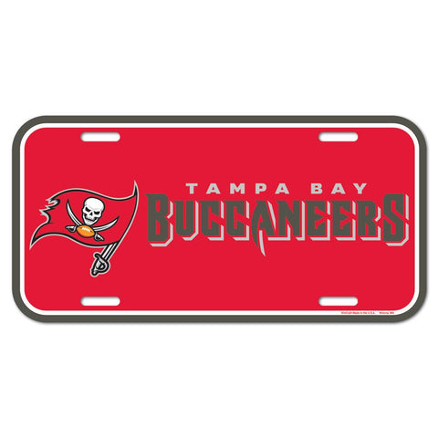 Tampa Bay Buccaneers Logo Plastic License Plate NEW!! Free Shipping