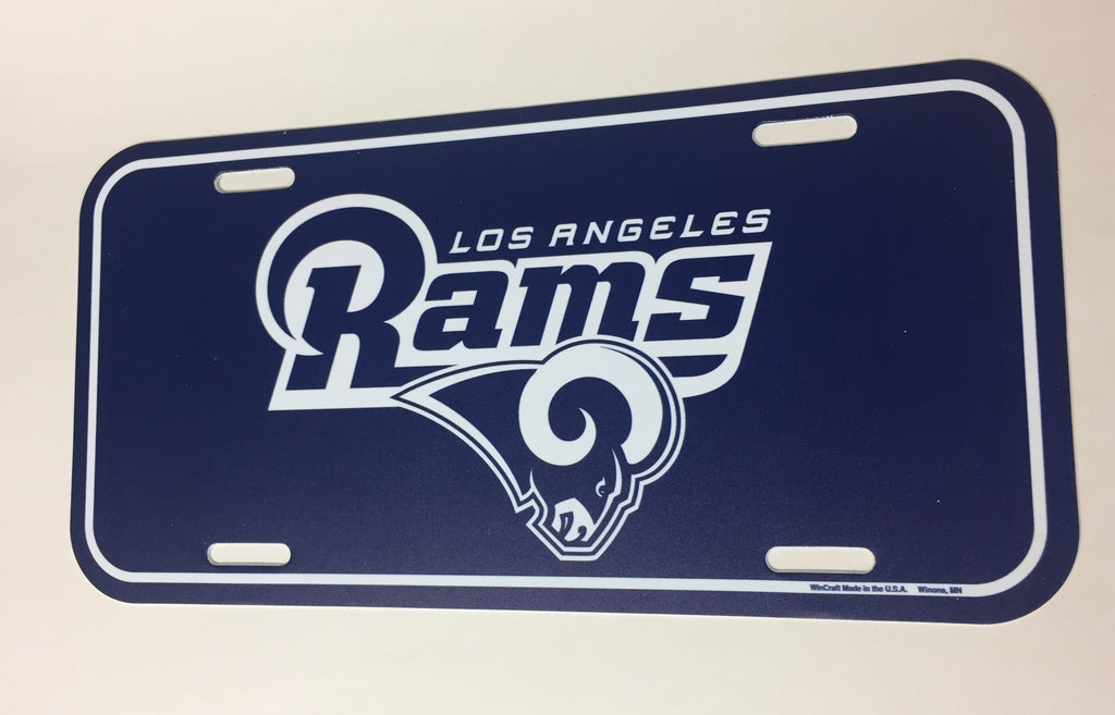 WinCraft Los Angeles Rams Super Bowl LVI Champions Plastic License Plate